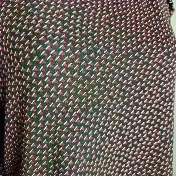 Adrianna papell women's black and red blouse size medium - Picture 7 of 9